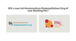 Desktop Screenshot of kinderpalliatief.nl